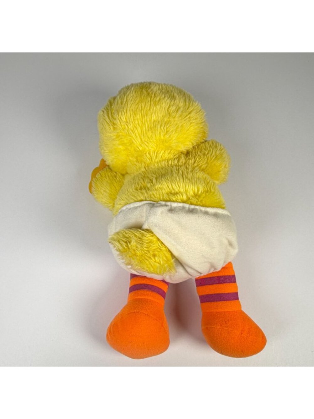 Vintage Hasbro Softies Baby Big Bird Plush Sesame Street Toy Yellow 11" - Picture 5 of 9